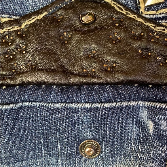 REKD- YIU REKD ME DISTRESSED STRAIGHT JEANS - Picture 10 of 12